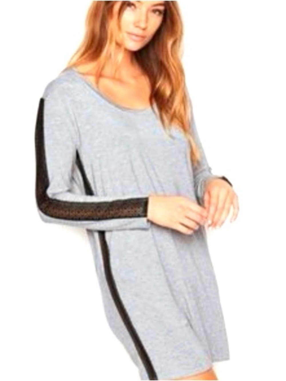 Victoria’s Secret Nightgown Size M Gray Black